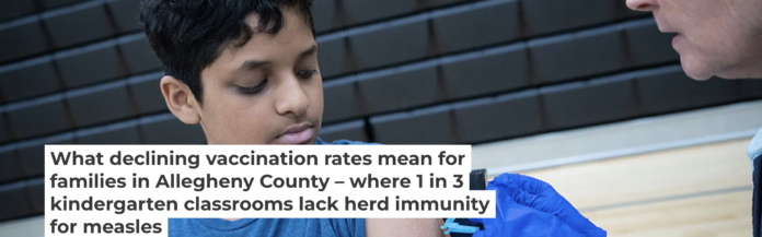 Unvaccinated individuals face 140 times higher risk of contracting measles. Sarah L. Voisin/The Washington Post via Getty Images